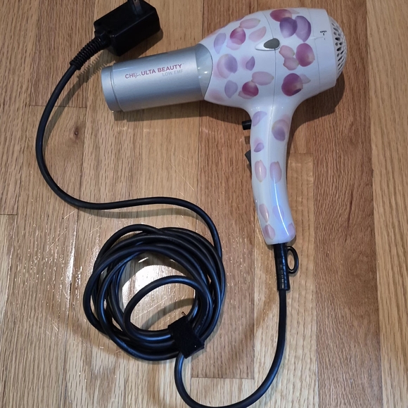 Chi Other - CHI Hair Dryer White with Pink Petal Design